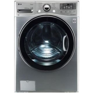 LG Electronics 4.0 DOE cu. ft. High Efficiency Front Load Washer in Graphite Steel, ENERGY STAR DISCONTINUED WM3470HVA