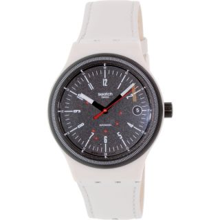 Swatch Mens Originals SUTM400 Beige Rubber Swiss Automatic Watch