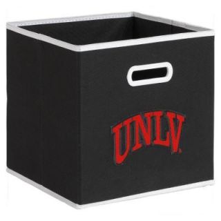College STOREITS University of Nevada   Las Vegas 10 1/2 in. W x 10 1/2 in. H x 11 in. D Black Fabric Storage Drawer 11059 003CUNL