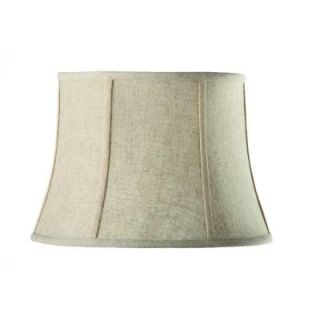 Home Decorators Collection Tapered Medium 16 in. Diameter Natural Linen Drum Shades 1337105950