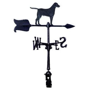 Whitehall Products 24 in. Black Retriever Accent Weathervane 00079