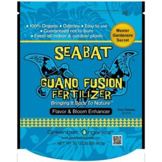 Greenbelt Organics Sea Bat Fusion Guano 2 lb. Organic Granular Fertilizer GB00561P2LBS