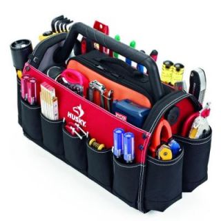 Husky 17 in. Open Tool Tote with Rotating Handle GP 44118AN13