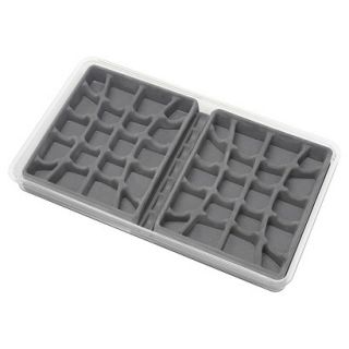 Whitmor 7/40 Section Stacking Jewelry Tray  Grey