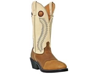 Laredo Western Boots Mens Knoxville Buckaroo 12 D Tan Cream 62023