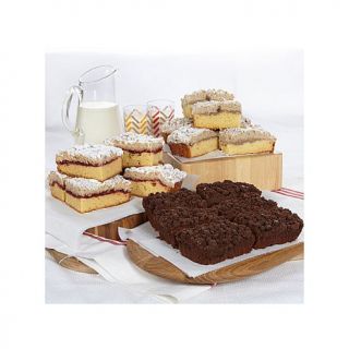 David's Cookies Set of 3 Crumb Cake Dessert Trays   7637255