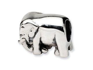925 Sterling Silver 3/8” Elephant Charm Jewelry Bead