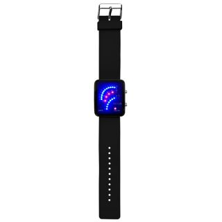Dakota Fusion Womens Future Digital LED Black Watch   16670608