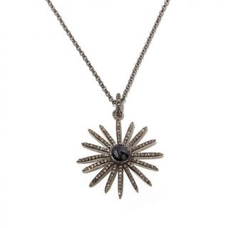 Rarities Fine Jewelry with Carol Brodie Black Rhodium Sunburst Champagne Diamo   7876216