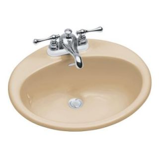 KOHLER Farmington Self Rimming Bathroom Sink in Mexican Sand DISCONTINUED K 2905 4 33