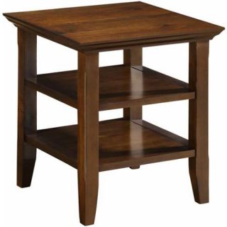 Brooklyn + Max Brunswick Collection Tobacco Brown End Table