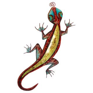Handcrafted Colorful Gecko Wall Art (Philippines)