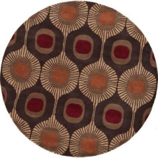 Artistic Weavers Pulsu Sienna 6 ft. Round Area Rug Pulsu 6RD