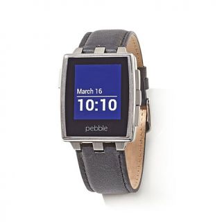 Pebble Steel Smartwatch with Notifications for iOS and Android Phones   8049402