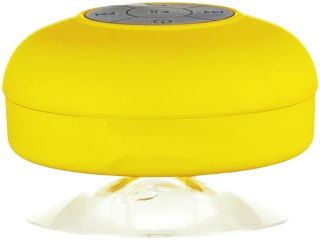 SoundBot SB510 YLW Yellow B510 HD Water Resistant Bluetooth 3.0 Shower Speaker