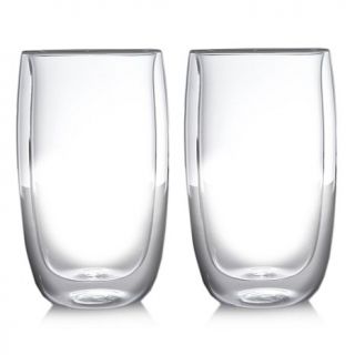 Zwilling Sorrento 11.8 oz. Double Wall Latte Glasses   Set of 2   7872674