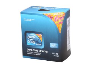 Intel Core i3 540 Clarkdale 3.06GHz LGA 1156 73W Dual Core Desktop Processor Intel HD Graphics BX80616I3540