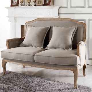 Baxton Studio Constanza Classic Antiqued French Loveseat   16082887