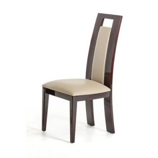 Modrest Douglas Modern Ebony Taupe Dining Chair (Set of 2)  
