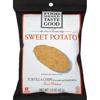 ***Discontinued by Kehe 07_20***Food Should Taste Good Sweet Potato All Natural Tortilla Chips, 1.5 oz, (Pack of 24)