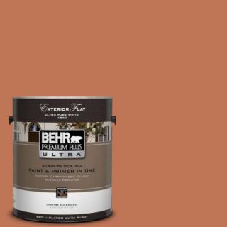 BEHR Premium Plus Ultra 1 Gal. #PPU3 1 Moroccan Sky Flat Exterior Paint 485301