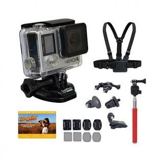 GoPro HERO4 4K HD 30 fps, 12MP Action Camera Black Edition Bundle with Monopod    7951828