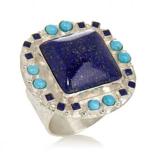 Jay King Lapis and Turquoise Sterling Silver Ring   7460802