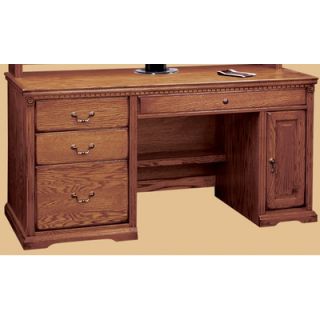 Legends Furniture Scottsdale Oak Computer Desk and Optional Hutch