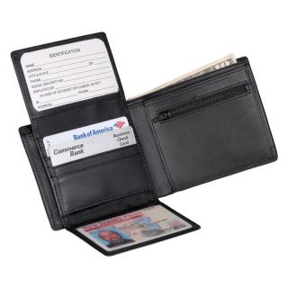 Royce Leather Commuter Wallet   Black   Business Accessories