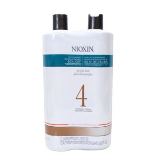 Nioxin System 4 Cleanser and Therapy Conditioner 33.8 ounce Set