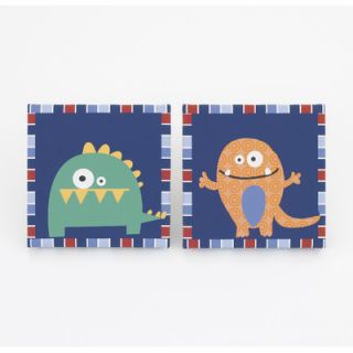 CoCo & Company Monster Buds Canvas Art (Set of 2)