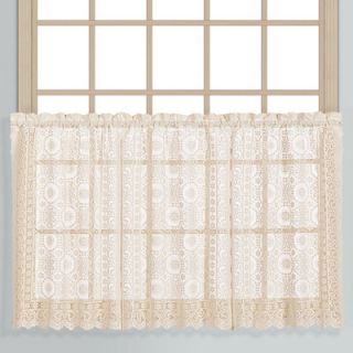 VHC Brands Tobacco Fringed 36 Tier Curtain