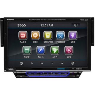 Boss Audio BV8974B Single DIN DVD/CD Receiver with 7" Digital TFT Monitor and Bluetooth