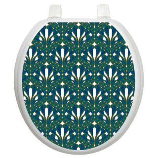 Classic Peacock Feathers Toilet Seat Decal by Toilet Tattoos