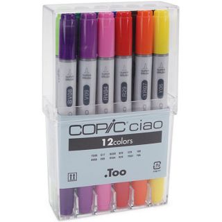 Copic Ciao 12 Basic Colors Marker Set