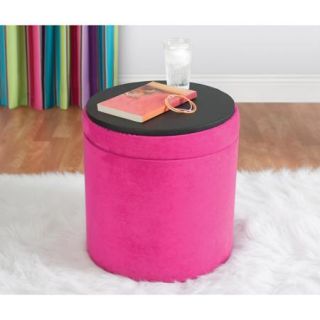 your zone round storage ottoman, multiple colors