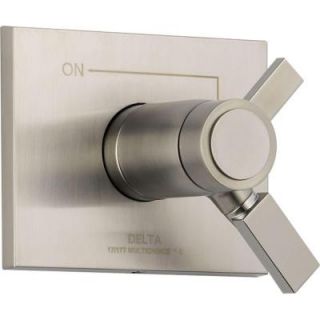 Delta Vero TempAssure 17T Series 1 Handle Volume and Temperature Control Valve Trim Kit Only in Stainless (Valve Not Included) T17T053 SS