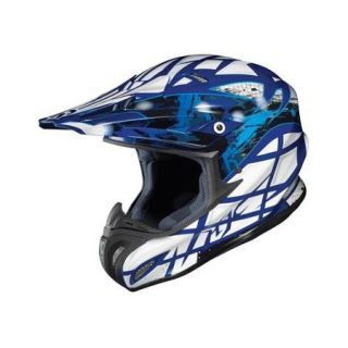 HJC RPHA X Tempest MX/Offroad Helmet Blue/Blue/Silver XS
