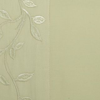 Madcap Cottage Embroidered Leaf Pattern Sheet Set   8008553