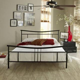 Premier Annika Metal Platform Bed Frame, Queen, Black