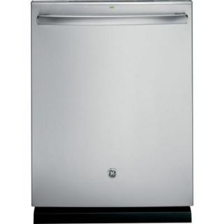 GE Top Control Dishwasher in Stainless Steel with Stainless Steel Tub and Steam Prewash GDT580SSFSS