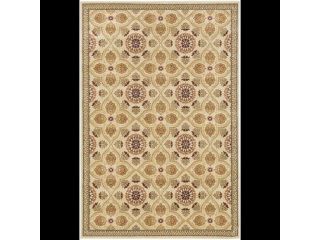 1.85' x 2.9' Medallion Mirage Honey Brown Shed Free Area Throw Rug