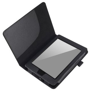 INSTEN Black Leather Phone Case Cover for  Kindle Paperwhite