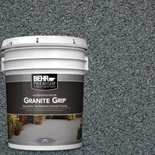 BEHR Premium 5 gal. #GG 01 Slate Ivory Granite Grip Decorative Concrete Floor Coating 65005