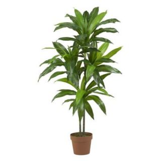 Nearly Natural Real Touch 48 in. H Green Dracaena Silk Plant 6585