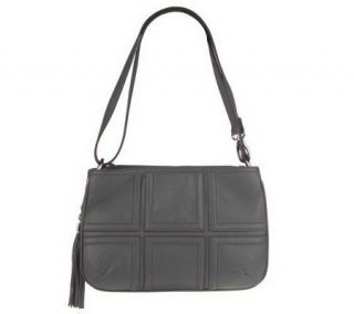 Tignanello Glove Leather Zip Top Patchwork Crossbody Bag   A216766 —