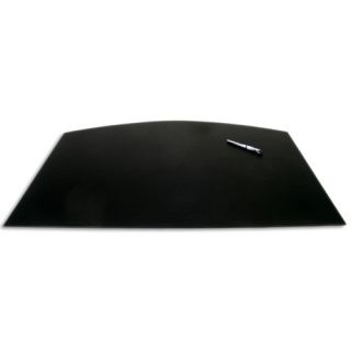 1000 Series Classic Leather 34 x 24 Arched Desk Mat in Black