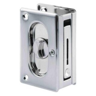 Prime Line 3 3/4 in. Satin Nickel Pocket Door Privacy Latch N 7367