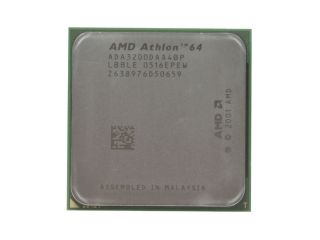 AMD Athlon 64 3200+ Venice Single Core 2.0 GHz Socket 939 ADA3200DAA4BP Processor