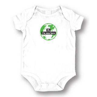 Attitude Aprons by L.A. Imprints New Here Baby Romper